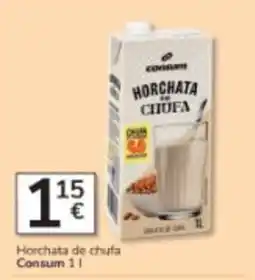 Consum Consum horchata de chufa oferta