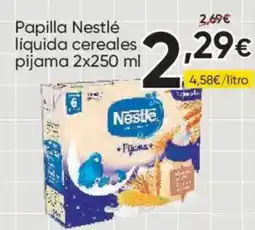 FROIZ Nestlé papilla líquida cereales pijama oferta