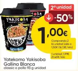 FROIZ Yatekomo Yakisoba Gallina Blanca oferta