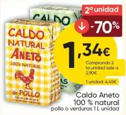 FROIZ Caldo Aneto 100 % natural pollo o verduras oferta