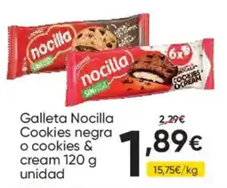 FROIZ nocilla galleta cookies negra o cookies & cream oferta