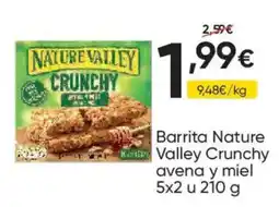 FROIZ Nature Valley barrita crunchy avena y miel oferta