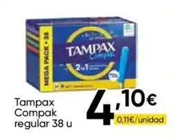 Cash FROIZ Tampax Compak regular oferta