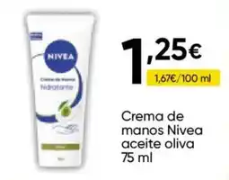 Cash FROIZ Nivea crema de manos aceite oliva oferta