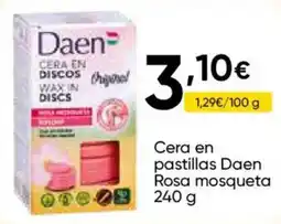 Cash FROIZ Daen cera en pastillas rosa mosqueta oferta