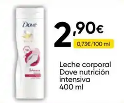 Cash FROIZ Dove leche corporal nutrición intensiva oferta