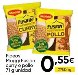 Cash FROIZ Maggi Fusian curry o pollo oferta