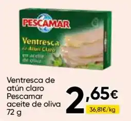 Cash FROIZ Pescamar ventresca de atún claro oferta