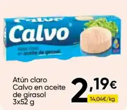 Cash FROIZ Calvo atún claro en aceite de girasol oferta