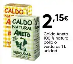 Cash FROIZ Caldo natural aneto de verduras oferta