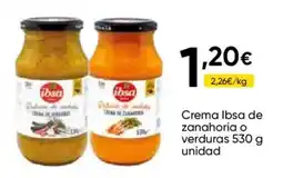 Cash FROIZ Ibsa crema de zanahoria o verduras oferta