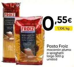 Cash FROIZ Froiz pasta macarrón pluma o spaghetti oferta