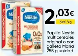 Cash FROIZ Nestlé papilla multicereales oferta