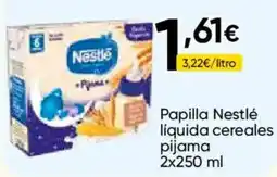 Cash FROIZ Nestlé papilla líquida cereales pijama oferta