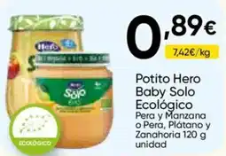 Cash FROIZ Potito Hero Baby Solo Ecológico oferta