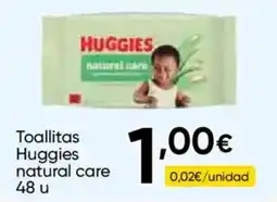Cash FROIZ Huggies toallitas natural care oferta