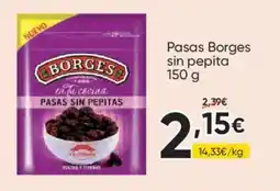 FROIZ Borges pasas sin pepitas oferta