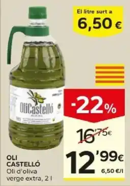 Caprabo OliCastelló oli d'oliva verge extra oferta