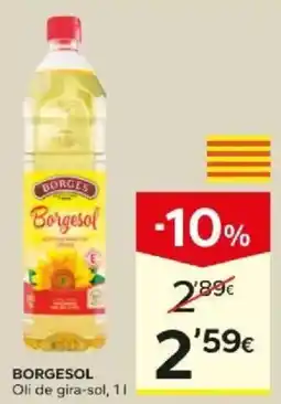 Caprabo Borgesol oli de gira-sol oferta