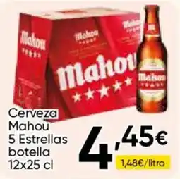 Cash FROIZ Mahou 5 Estrellas oferta
