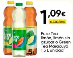Cash FROIZ Fuze Tea limón, limón sin azúcar o Green Tea Maracuyá oferta