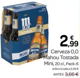 Supermercados El Jamón Mahou Tostada Mini oferta