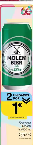 Supermercados El Jamón Molen bier oferta