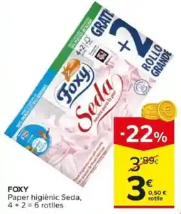 Caprabo Foxy paper higiènic seda oferta