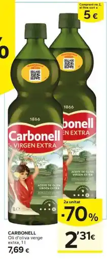 Caprabo Carbonell oli d'oliva verge extra oferta
