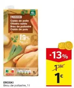 Caprabo Eroski brou de pollastre oferta