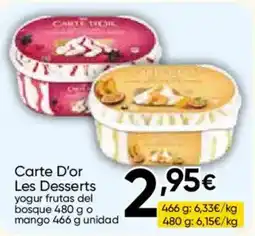 Cash FROIZ Carte D'or les desserts oferta
