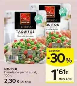 Caprabo Navidul taquitos para cocinar oferta