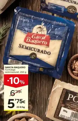 Caprabo García Baquero Formatge semimadurat oferta