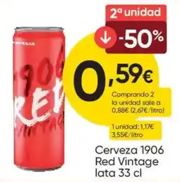 FROIZ Cerveza 1906 Red Vintage oferta