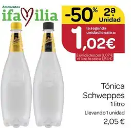 Supermercados El Jamón Schweppes Tónica oferta