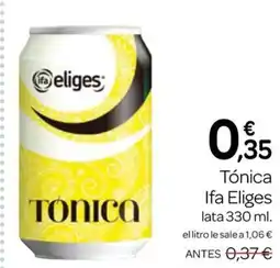 Supermercados El Jamón Ifa Eliges Tónica oferta