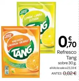 Supermercados El Jamón Tang refresco oferta