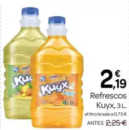 Supermercados El Jamón Refrescos Kuyx oferta