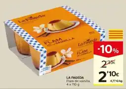 Caprabo La Fageda flam de vainilla oferta