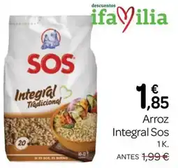 Supermercados El Jamón Sos arroz integral oferta