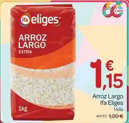 Supermercados El Jamón Ifa Eliges arroz largo extra oferta