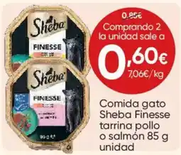 FROIZ Sheba Finesse tarrina pollo o salmón oferta