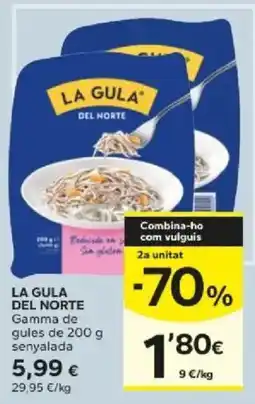 Caprabo La gula del norte gamma de gules de 200 g senyalada oferta