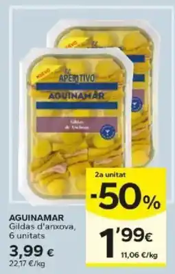 Caprabo Aguinamar gildas d'anxova oferta
