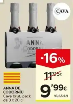 Caprabo Anna de Codorniu Cava brut oferta