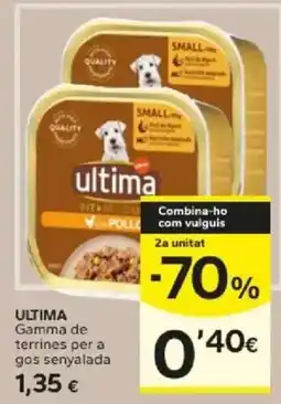 Caprabo Ultima Gamma terrines per a gos senyalada oferta