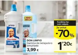 Caprabo Don Limpio gamma de netejadors senyalada oferta