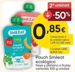 FROIZ Smileat pouch ecológico fresa y plátano o frutas variadas oferta