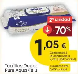 FROIZ Dodot Toallitas Pure Aqua oferta
