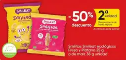 FROIZ Smilitos Smileat ecológicos Fresa y Plátano o de maíz oferta